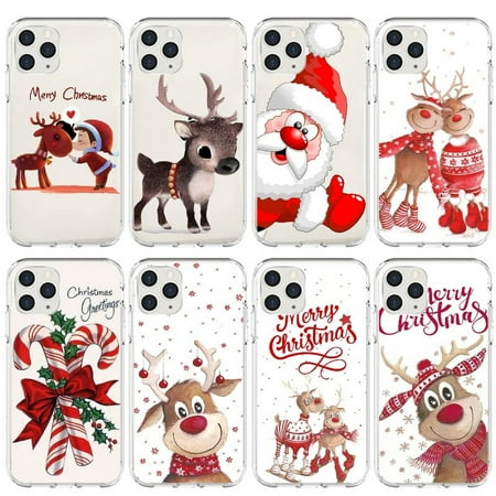 Christmas Gift Deer Mobile Phone Case For iPhone 13 11 Pro Max SE 2020 For iPhone 12 Pro Max X 8 7 6 6S Plus 5 5s