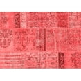 thumbnail image 1 of Ahgly Company Indoor Rectangle Patchwork Red Transitional Area Rugs, 4' x 6', 1 of 4