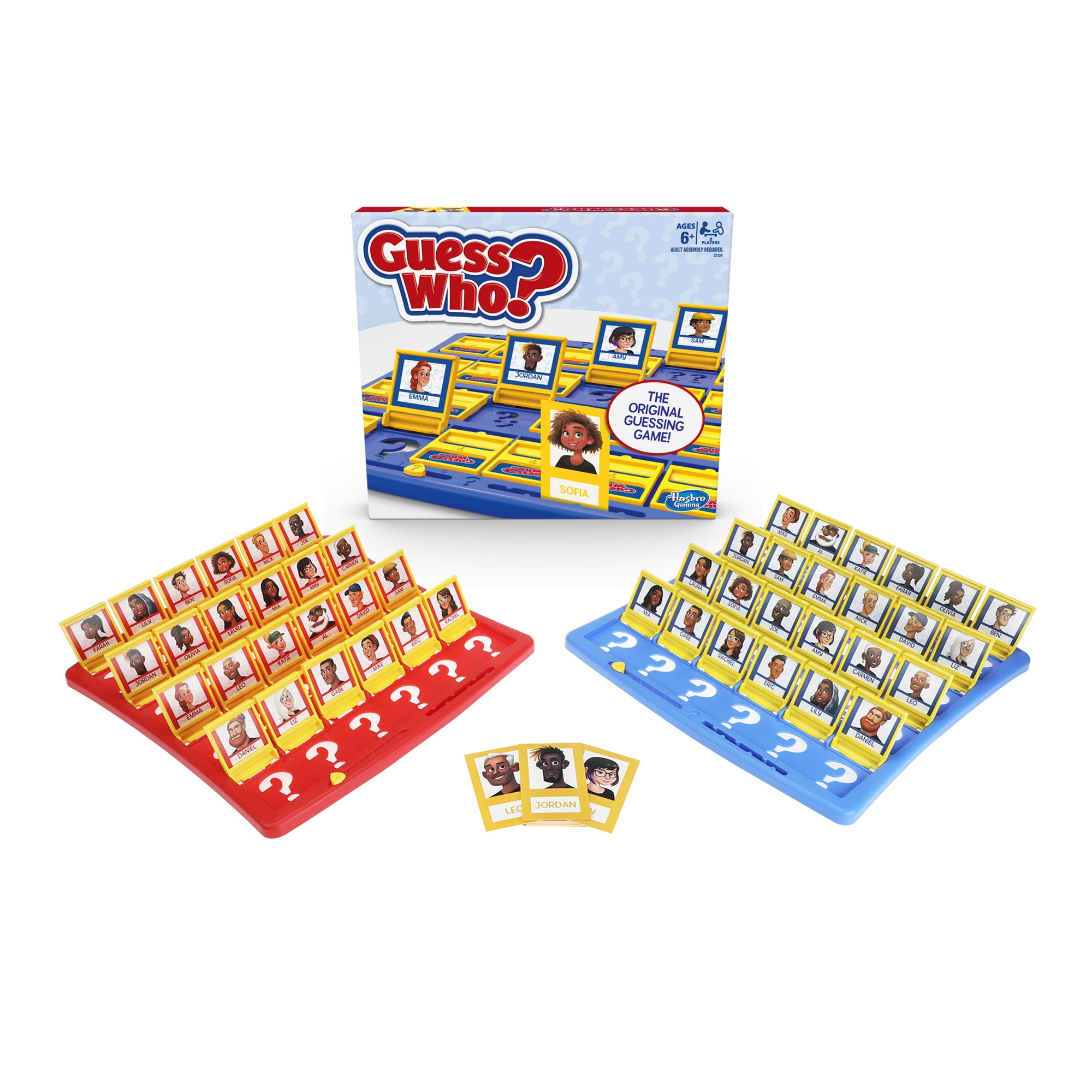 Hasbro Guess Who Original Classic Guessing Board Games for Kids 6Y+,  Multicolour