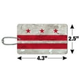 thumbnail image 6 of Rustic Washington DC District of Columbia State Flag Distressed USA Luggage Card Suitcase Carry-On ID Tag, 6 of 7