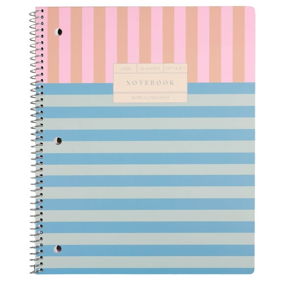 Ecokind by U Style Grid 1 Subject Notebook, 8.5" x 10.5", 80 Sheets, College Rule