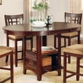 thumbnail image 4 of Coaster Lavon Extensible Table à Manger Hauteur Comptoir en Bois en Brun, 4 of 4