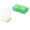 A-Green, variant on Small Pencil Box, Plastic Case with Hinged Lid and Snap, Portable Storage for Back to Campus Supplies, Blue