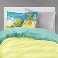 thumbnail image 2 of Carolines Treasures APH0080PILLOWCASE Frogs on the Beach Fabric Standard Pillowcase Standard multicolor, 2 of 2