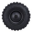 thumbnail image 4 of 4.10-6 Rear Wheel Tire, 19mm Bearing Bore Anti Slip Surface Puncture Resistant Enhance Traction Rear Wheel Rim Tyre  for ATV Quad Mini Bike Go Kart, 4 of 7