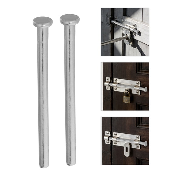 BESTYASH 6-Pack Heavy Duty Stainless Steel Door Hinge Pins for Wood Doors with Easy Detachable Design and Construction