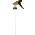 thumbnail image 2 of Comfort Axis Heavy Duty Acid Resistant Trigger Sprayer, Black/Gold, 9-1/4" Dip Tube, 28mm Neck Finish - 3 Pack, 2 of 6