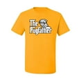thumbnail image 2 of Wild Bobby,The Pugfather Funny Godfather Movie Logo Pug Parody, Father's Day, Men Graphic Tees, Gold, Medium, 2 of 3