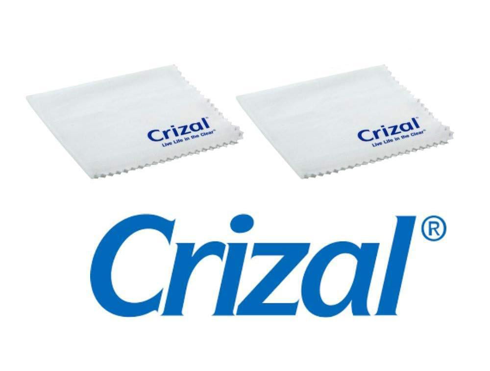 4 Crizal Full Sized Microfiber Lens Eyeglasses Phone Camera Cleaning Cloth 