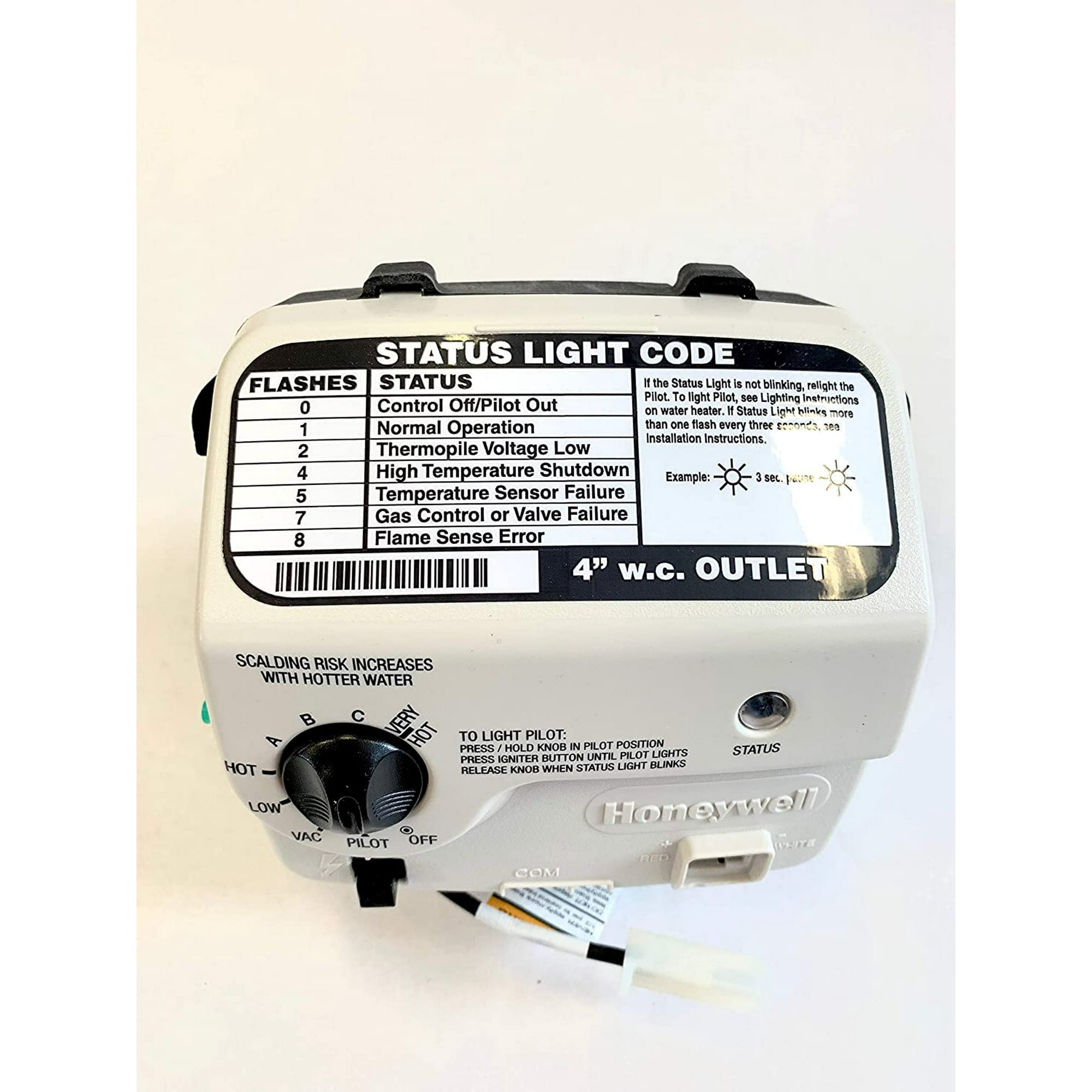 Honeywell Hot Water Heater Status Light Codes Shelly Lighting