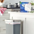 thumbnail image 3 of Great Value 13 Gallon Drawstring Kitchen Wastebasket Liners, White, Unscented, 80 Count, 3 of 10