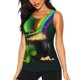 thumbnail image 1 of Fotbe St. Patrick's Day4 Blusas Sin Mangas para Mujer – Estilo Casual, Corte Suelto, Slim-Fit, Cuello Redondo Deportivo, Tops de Verano para Gimnasio y Yoga-XX-Large, 1 of 7