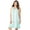Azure Mist, variant on 30107 Nylon Tricot Sleeveless Short Knee Length Nightgown