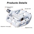 thumbnail image 3 of Upanbike Magnesium Bike Pedals 9/16'' Spindle Bearing MTB Mountain Bike Pedal (White), 3 of 5