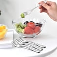 thumbnail image 2 of 6 piezas de tenedor de acero inoxidable para postre, fruta y pastel, apto para lavavajillas, 2 of 5