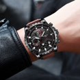 thumbnail image 5 of NIBOSI Mens Watches Top Brand Luxury Big Dial Military Quartz Watch Leather Waterproof Sport Watches for Men Relogio Masculino, 5 of 6