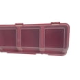 thumbnail image 6 of Aymzbd Hardware Organizer Box 4 Compartments Small Parts Organizer Portable Lightweight Red, 6 of 9