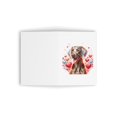 thumbnail image 3 of DistinctInk Greeting Card / Note Card - Valentine's Day Weimaraner - PACK of 5, 3 of 7