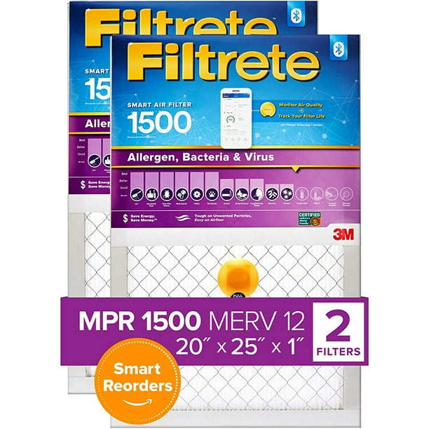 Filtrete 20x25x1, Smart Replenishable AC Furnace Air Filter, MPR 1500
