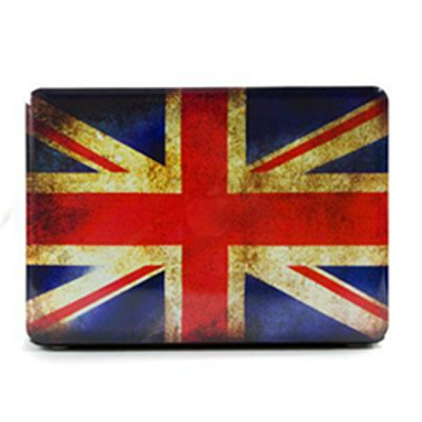 Funda izÜg, carcasa compatible con MacBook Pro de 13 pulgadas modelos: A2338 M1, A2289, A2251, A2159, A1989, A1706, A1708.Bandera de UK