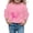 00#&-Pink1171, variant on Kiijoy Girl Cancer Awareness Sweatshirt Graphic Crewneck Pullover Top, Black, 5-6 Years