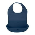 thumbnail image 2 of OXO Tot Roll-Up Bib - 2 Pack - Navy / Gray, 2 of 3