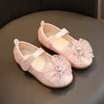 thumbnail image 3 of ASFGIMUJ Girls Sandals Fashion New Pattern Bow Water Diamond Decoration Cute Flat Bottom Comfortable And Lightweight Hook Loop Princess Shoes,Size 2.5 Years-3 Years, 3 of 9