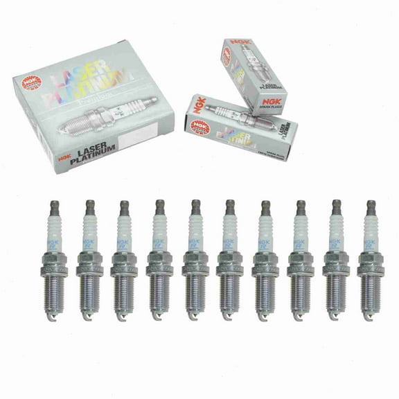 10 pc NGK 6240 Laser Platinum Spark Plugs for 22401-2DR15 22401-5M015 224015M075 3417 4505 4703 77 01 053 104 7975 7975-2 8110 9615 9620 APP5325 FR7NII35U IKH16TT PKH16TT SK16HR11 VR8NII35U Ignition