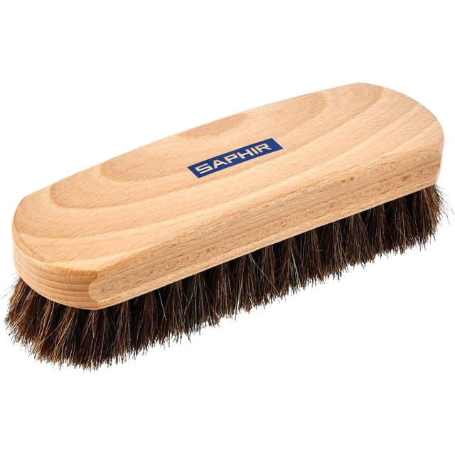 Cepillo de Limpieza SAPHIR de Cerdas Naturales de Caballo 18 cm