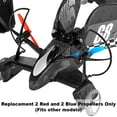 thumbnail image 4 of Replacement Parts for Hot Wheels RC Sky Shock Vehicle - DNM63 ~ Replacement 2 Red and 2 Blue Propellers ~ Fits other models, 4 of 6