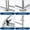 9.8' W x 19.7' D x 6.6' H, variant on Extra Large Walk-In Chicken Coop, Heavy Duty Metal Poultry Cage w/Waterproof Roof, Predator Proof Design for 15-20 Chickens & Ducks