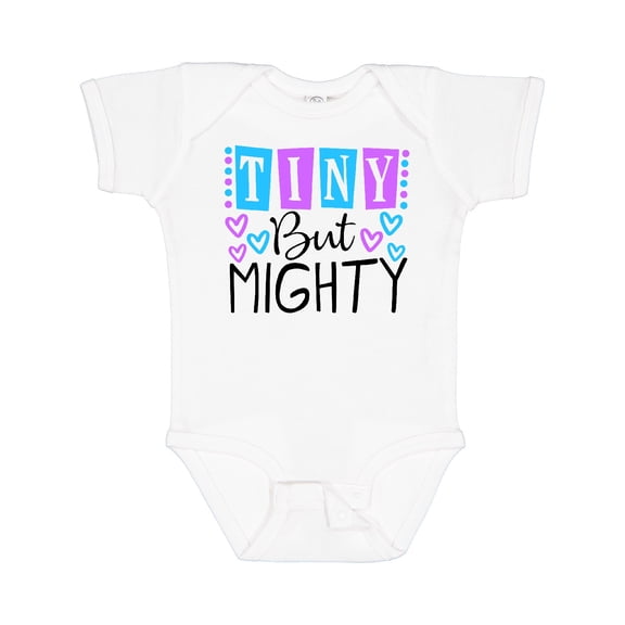 Inktastic Tiny but Mighty Girls Baby Bodysuit
