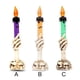 thumbnail image 5 of Bearachild sin llama de Halloween, candelabro brillante para interiores, suministros para fiestas, centro de de ambiente, decoración en forma de Kits de decoración para fiestas Numero 3 Bearachild HA042748-03, 5 of 6