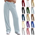 thumbnail image 2 of Bovemsi Women's Casual Pants Wide Leg Inside Drawstring Loose Sweatpants With Fit Fashion with Pockets, 2 of 8