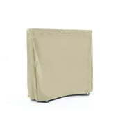 Covermates Upright Ping Pong Table Cover - Indoor/Outdoor Tennis Covers, Heavy Duty Water-Resistant for Foldable Kettler Table, Elite 300D Polyester, 60W x 28D x 60H, Khaki