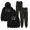 black, variant on Ivan Cornejo Mirada Tour Parte 2 Hoodies Set Merch Men/Women Sweatshirt Pants Two Piece Set Hooded Streetwear