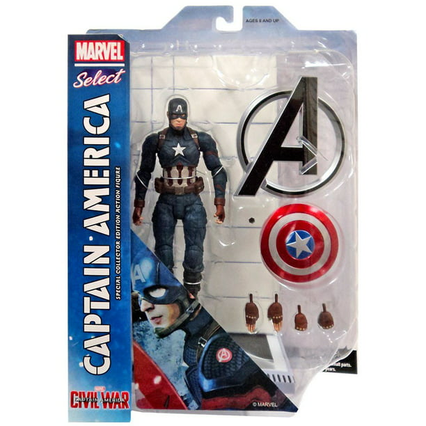 Marvel Select Captain America Action Figure [Civil War