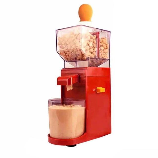 Peanut Butter Machine,Peanut Butter Maker,Electric Peanut Grinder with Non-Slip Base,Sesame Sauce Nut Grinder,Automatic Home Kitchen Grain Grinder Machine for Groundnut Almonds Cashews Hazelnuts