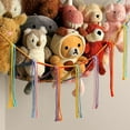 thumbnail image 5 of HEFENG Stuffed Animal Storage Hammock Net - Large Toy Organizer for Kids Room Decor, Durable Mesh Plush Holder (41.5 * 55.2 In), 5 of 10