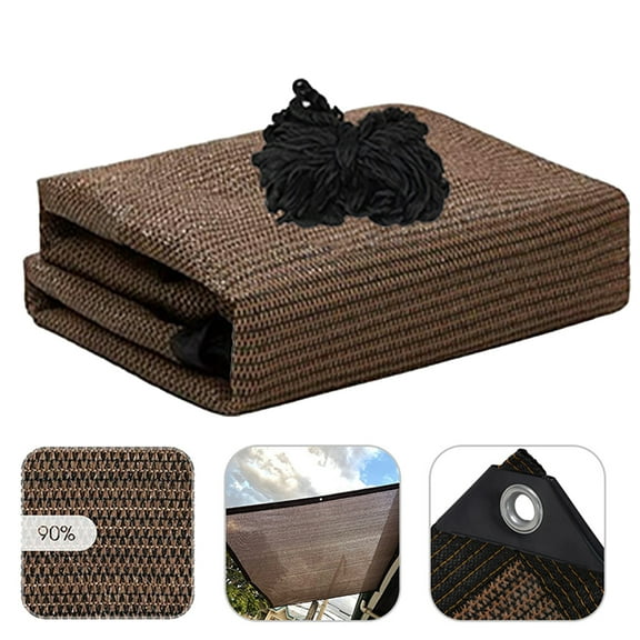 HOMEYA Shade Cloth,8x6FT Durable 90% Sunblock Shade Net with Grommets,Pergola Shade Cover Canopy for Garden Plants, Kennel,Patio