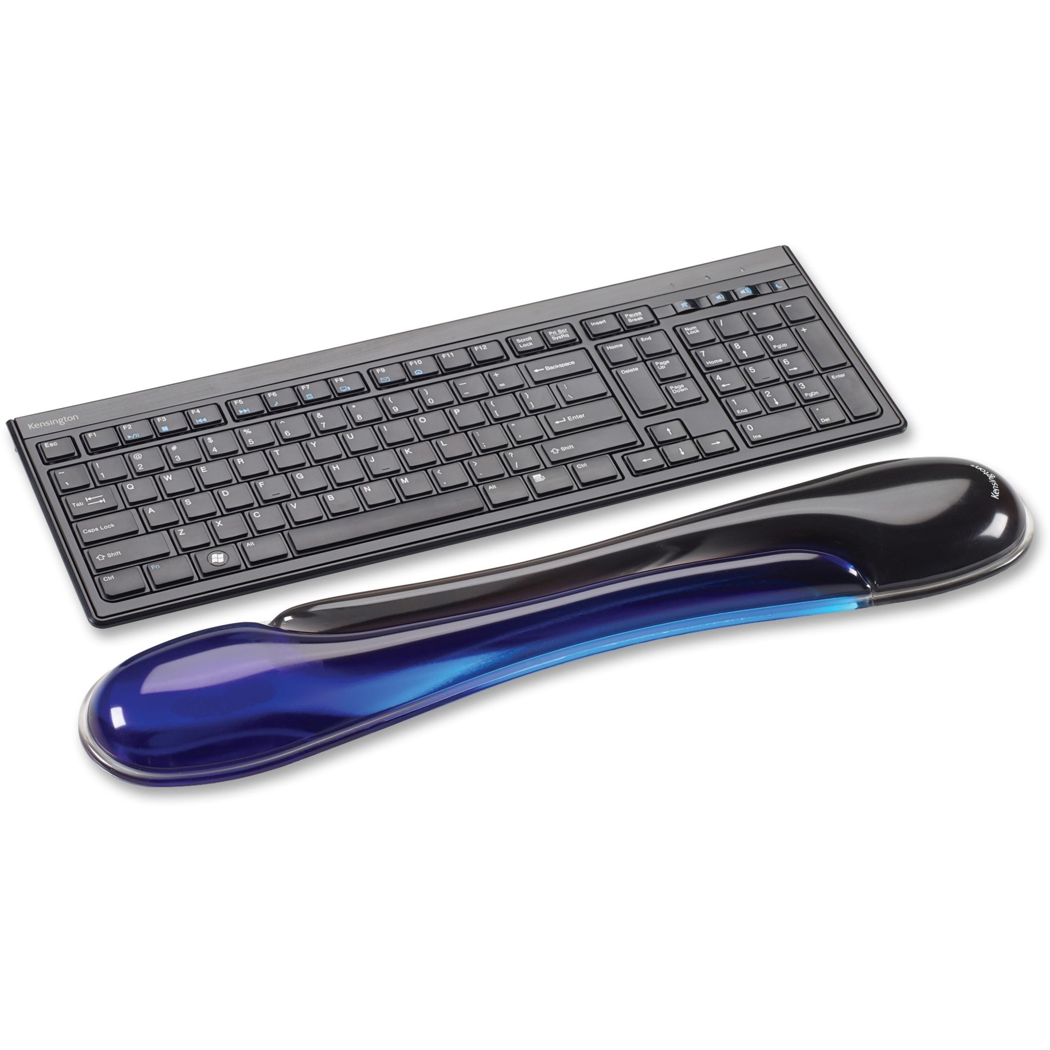 Kensington Duo Gel Keyboard Wrist Rest, Blue
