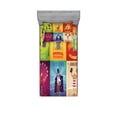 thumbnail image 2 of Circus Bedding Set with Sheet & Covers, Festive Elements Clown Elephant Balloons Ice Cream Cart Watercolor Illustration, Printed Bedroom Decor 2 Shams, 4 Sizes, Multicolor, by Ambesonne, 2 of 3