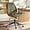 Green, variant on Modern Office Chair with Bentwood Polyester Upholstery Ergonomic Swivel Desk Chair with Adjustable Height for Home Office or Study Green