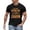 A-Black904, variant on Mens T-Shirts Simple Tiny Letter Pattern Print Tee Tops Round Neck Soft Comfort Daily Tshirts