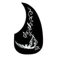 thumbnail image 1 of 10 Pcs Sticker Protective Paster Exquisite Instrument Accessories Anti-scratch Cover Dust-proof Wear-resistance Guitar Supplies Black/Silver Bird, 1 of 6