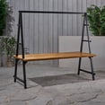 thumbnail image 3 of Slatted Wood Top / Outdoor Dining with Greenery / Durable and Stable Table, 3 of 5