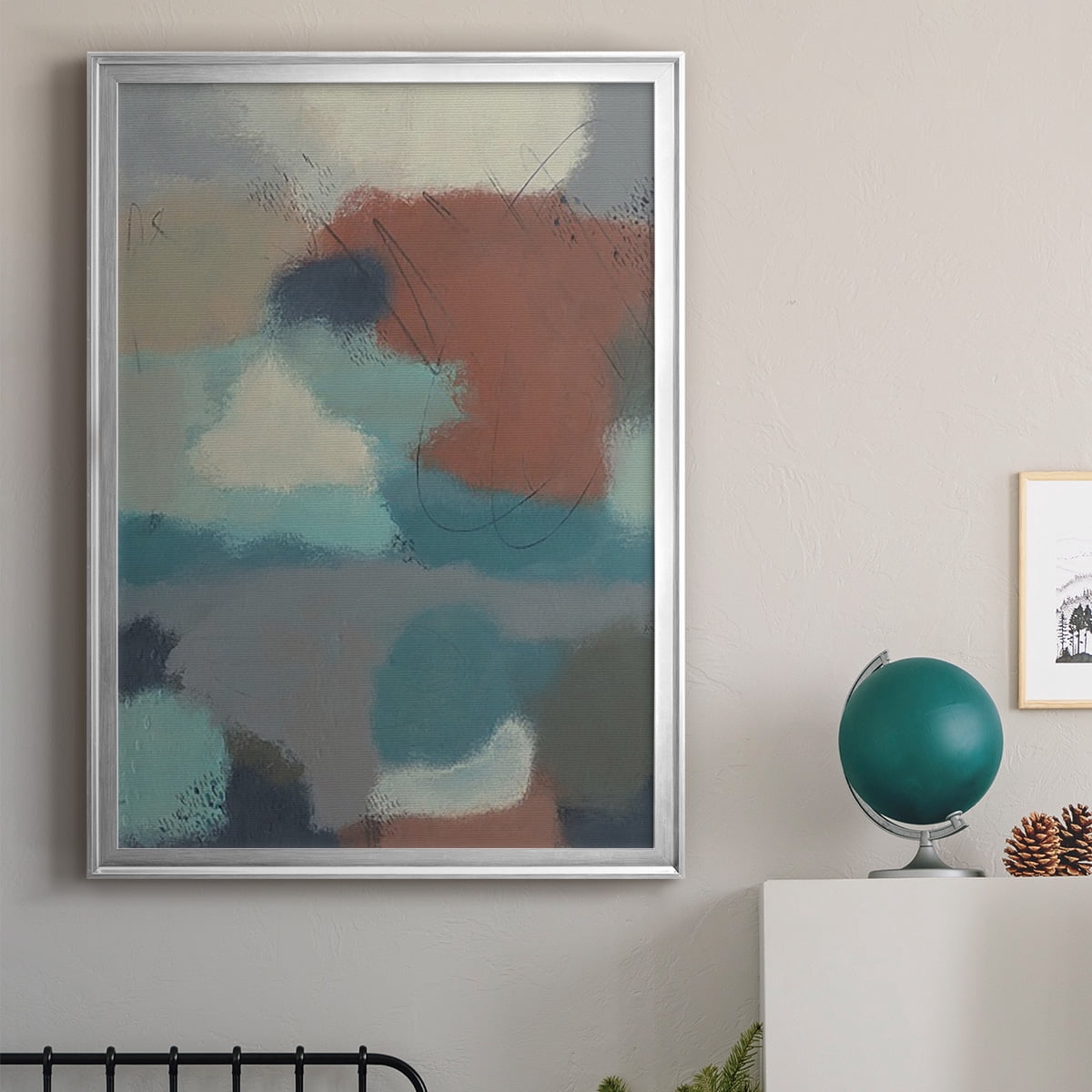 Floating By I Premium Framed Print, in Gold, Black, or Silver - Ready to Hang