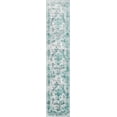 thumbnail image 1 of Unique Loom Sofia Collection Area Traditional Vintage Rug, French Inspired Perfect for All Home Décor, 2' 0 x 9' 10 Runner, Turquoise/Light Blue, 1 of 2
