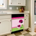 thumbnail image 3 of Pink Polka Dot Ladybug Pattern-2 Dishwasher Magnet Cover Decorative Sticker for Home Cabinet Kitchen 23" x26", 3 of 5