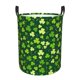 thumbnail image 1 of Fotbe Happy St. Patrick's day Cesto de Ropa con Asas, Cesto Impermeable de Gran Capacidad, Bolsa de Lavado para Dormitorio, Cesto de Ropa con Ruedas y Asas-Small, 1 of 6